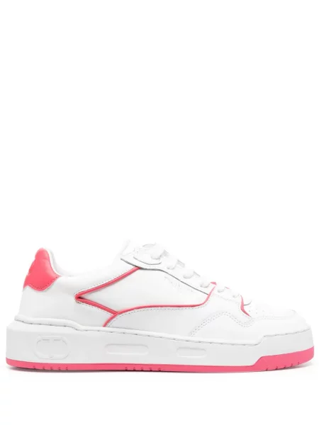 Sneakerși Twinset din piele alb