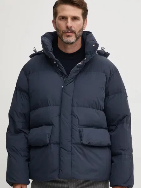 BOSS geaca barbati marin de iarna albastru