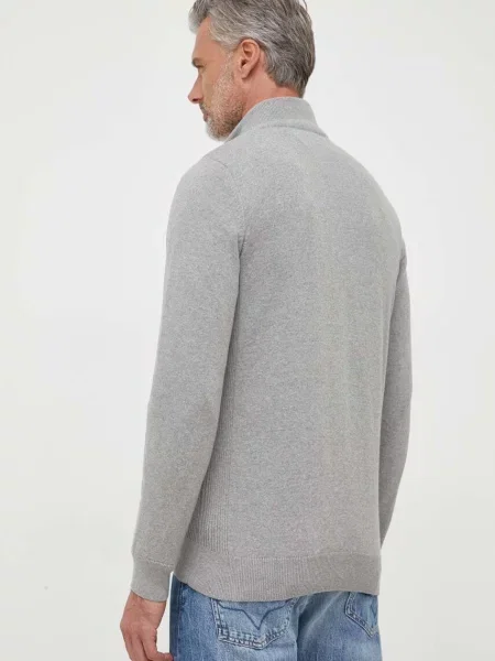 Barbour sweter szary
