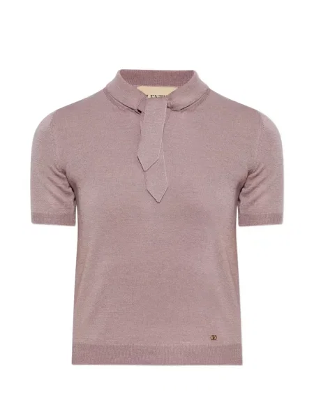 Tricou Valentino Garavani cu legături violet