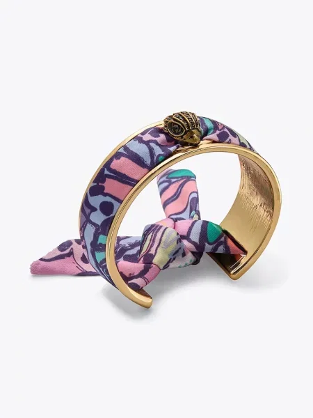 Fular Kurt Geiger cu imagine roz