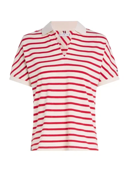 TOMMY HILFIGER Marškinėliai / kraujo smėlio