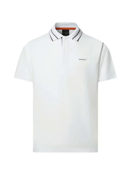 Tricou polo Hackett London alb