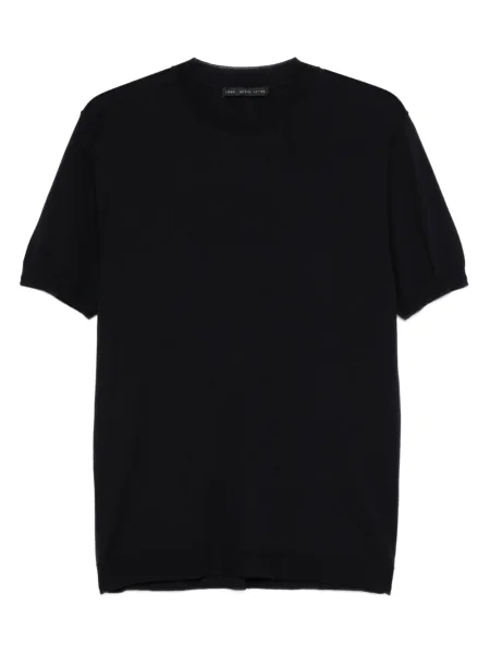 Къс тениска Low Brand синьо