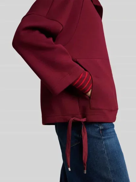 Bluza rozpinana o kroju boxy fit z dodatkiem Tom Tailor