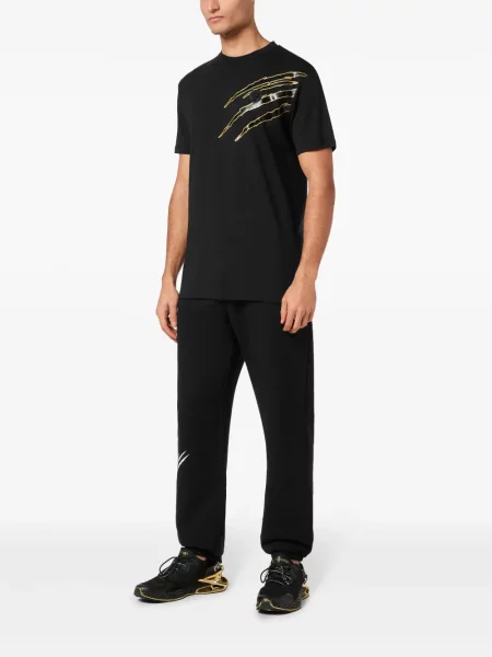 Tricou Plein Sport cu imagine negru