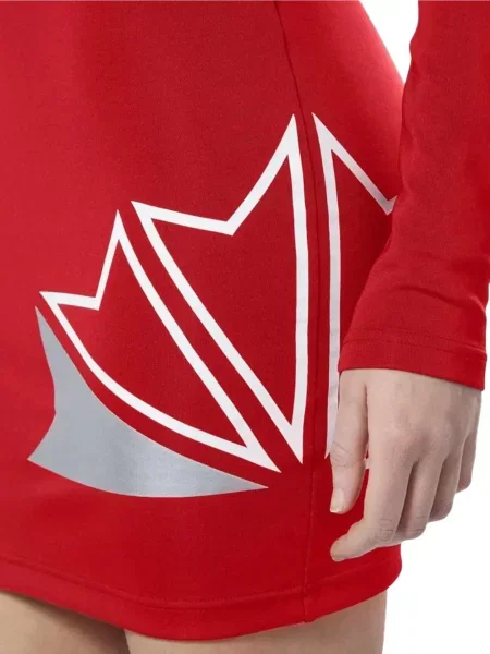 Lung rochie mini Reebok roșu