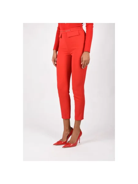 Spodnie Elisabetta Franchi czerwone