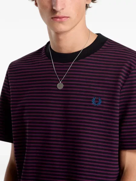 Tricou Fred Perry cu dungi violet