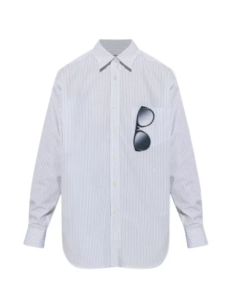 Cămașă Moschino cu dungi alb