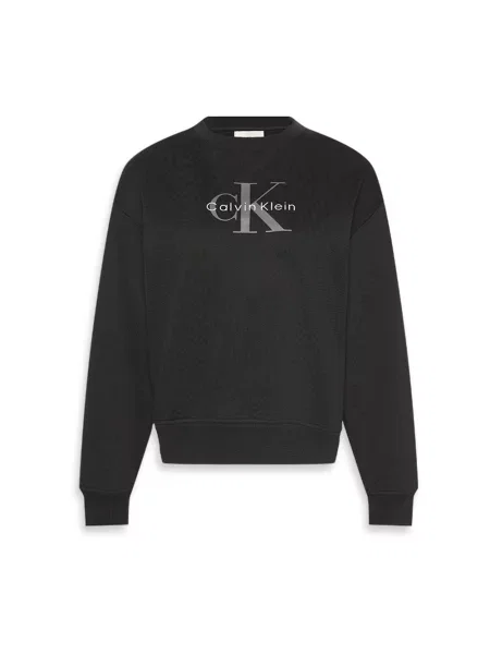 Calvin Klein Jeans bluza z nadrukiem czarny