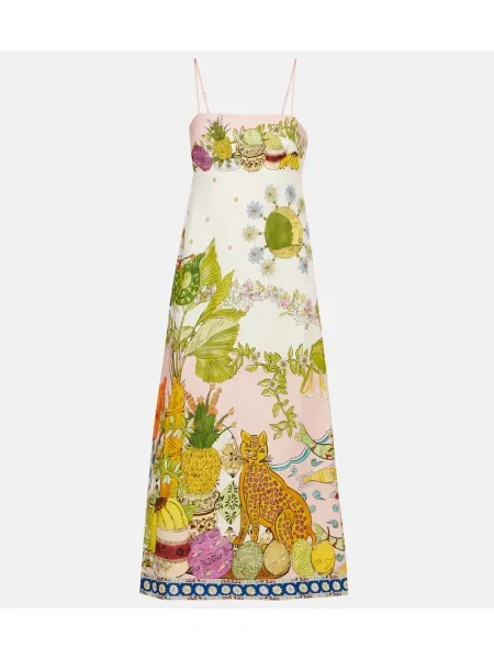 Rochie maxi Alemais de in cu imagine de costum