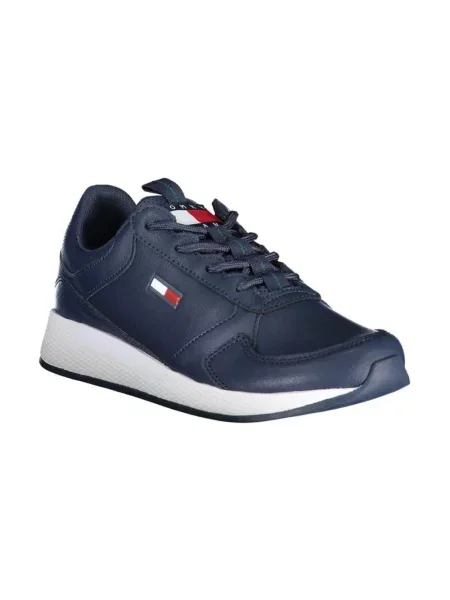 Trampki Tommy Hilfiger skórzane niebieskie