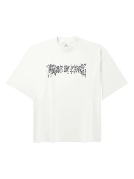 Tricou Vetements cu imagine alb