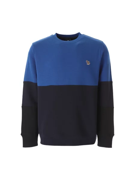 Bluza Ps By Paul Smith w zebrę niebieska