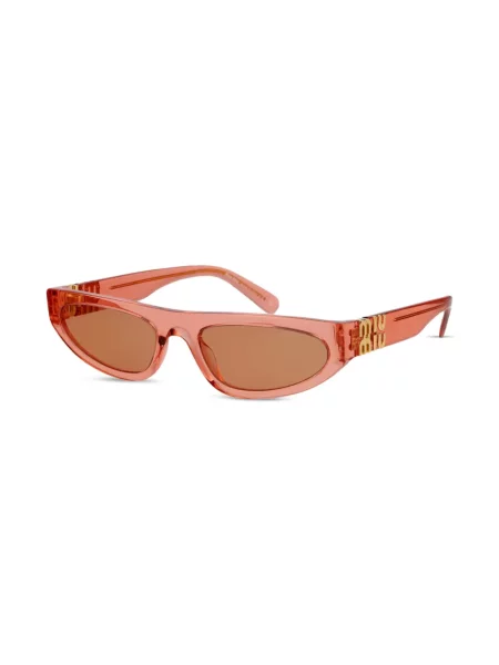Saulės akiniai Miu Miu Eyewear raudona
