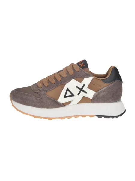 Sneakersy Sun68 brązowe