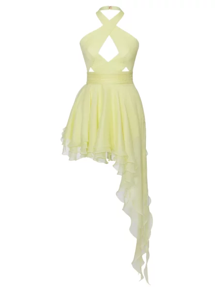 Anse Victorin Rochie de cocktail Pantha citron galben