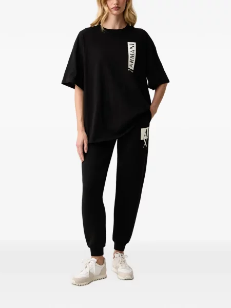 Tricou Armani Exchange cu imagine negru
