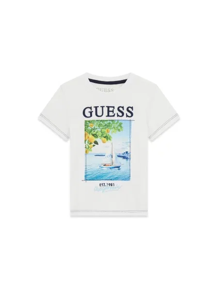 Guess T-shirt Regular Fit bijela