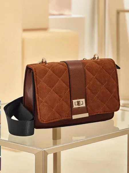 Geanta de piele Resti din piele negru