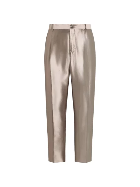 Pantaloni Dolce & Gabbana de mătase