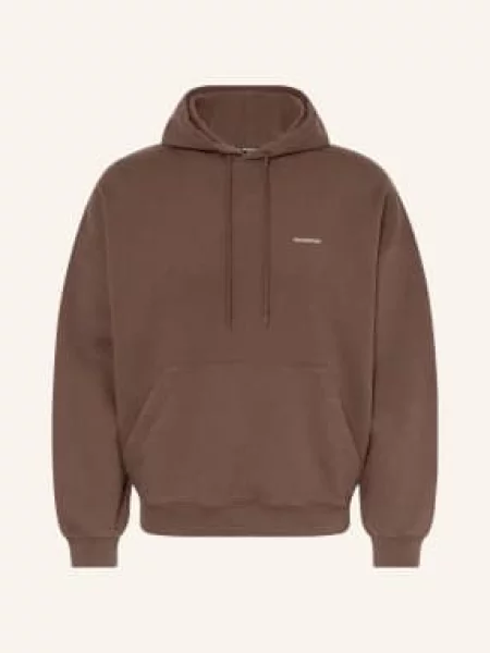 Cole Buxton Bluza Z Kapturem braun brązowa