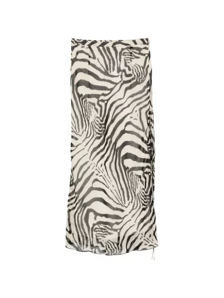 Fustă midi Iro cu imagine cu model zebră