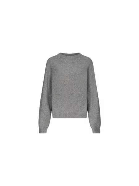 Sweter Loulou De Saison wełniany szary