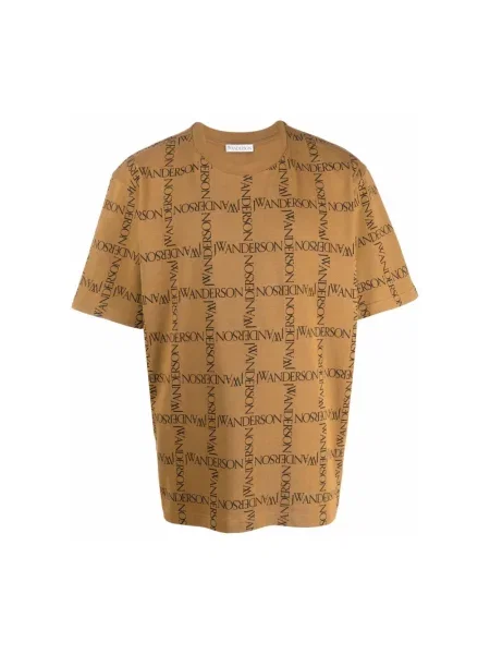 Koszulka Jw Anderson z logo brązowa