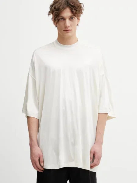 Tricou Rick Owens din jerseu alb