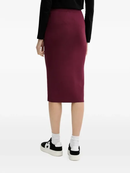 Fustă Armani Exchange roșu