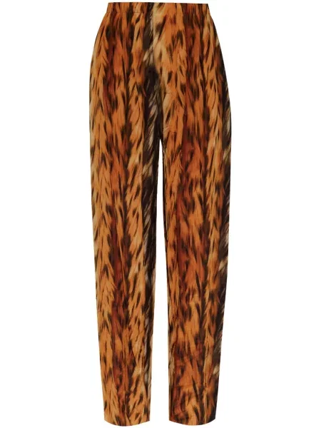 Pantaloni Balenciaga cu imagine maro