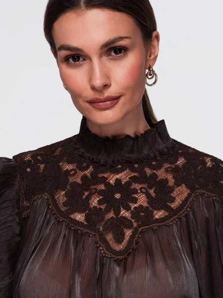 Ombre Bluza smeđa