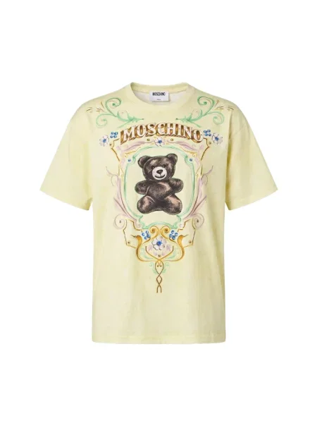 Koszulka Moschino typu teddy żółta