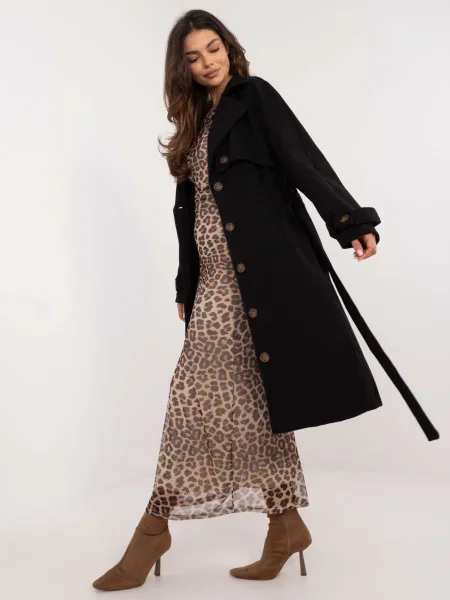 Płaszcz Och Bella czarny