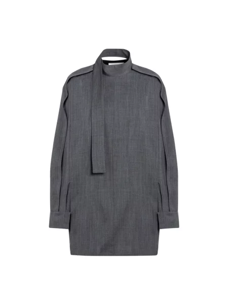 Kurtka Jil Sander wełniana szara