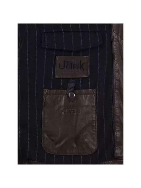 Kurtka skórzana The Jack Leathers brązowa