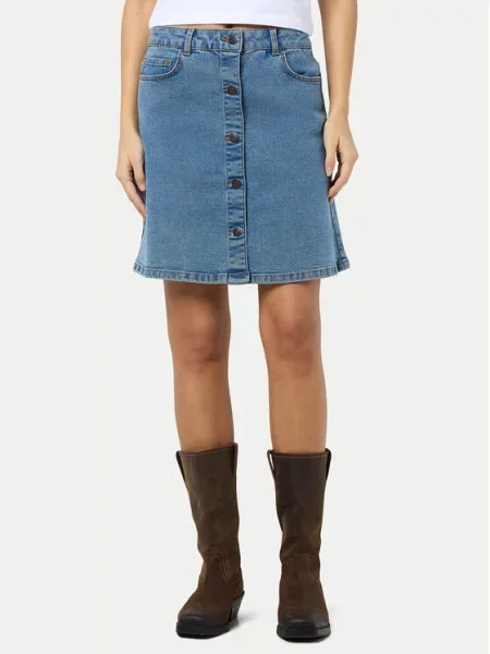 Noisy May Джинсова спідниця Ronnie Голубий