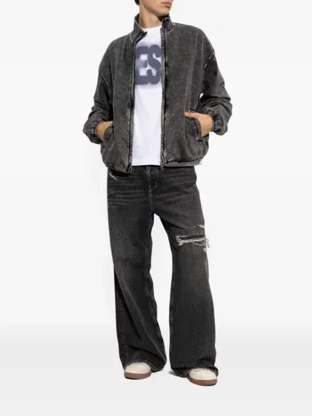 Tricou Diesel cu imagine alb