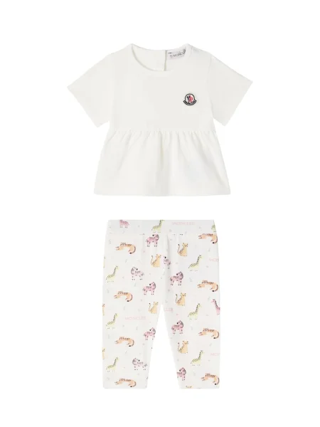 Gyerek póló Moncler Enfant fehér