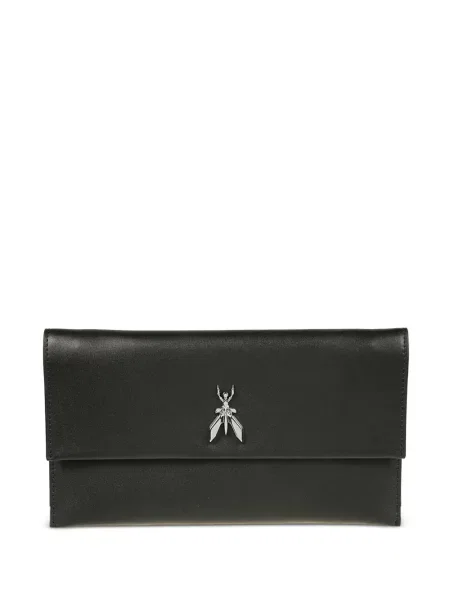 Kopertówka Patrizia Pepe skórzana czarna
