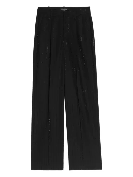 Pantaloni Zadig&voltaire cu dungi negru