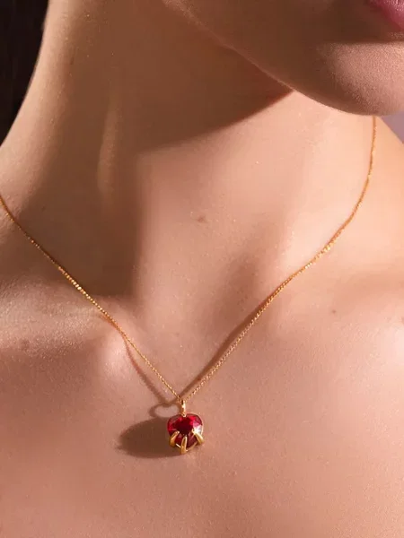 Позолочене кольє Lilou Amour