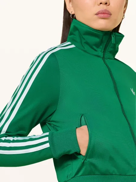 Adidas Originals Tréninková Bunda Firebird Classic Track Top zelená bílá