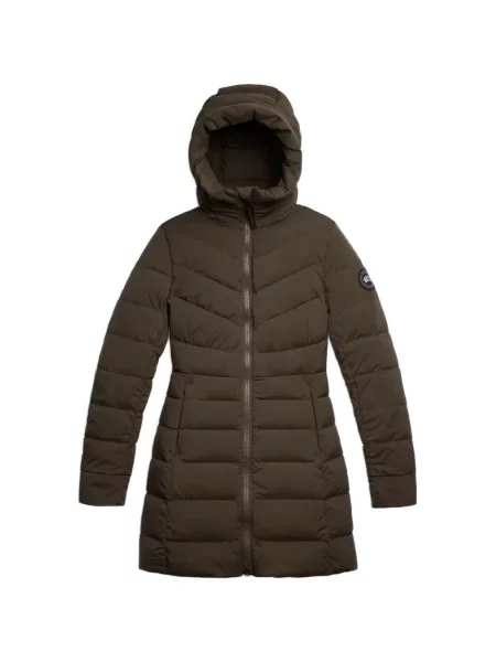 Palton Canada Goose cu glugă maro