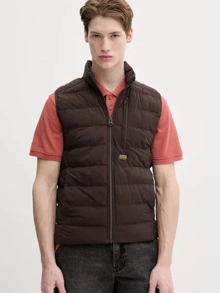 Елек G-Star Raw мъжки преходен модел кафяво