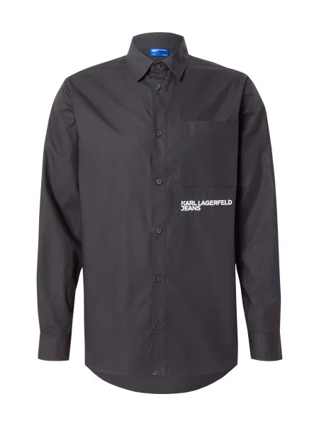 KARL LAGERFELD JEANS Košulja crna bijela