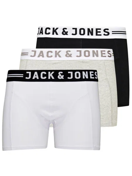 Jack&Jones Комплект 3 чифта боксерки Цветен