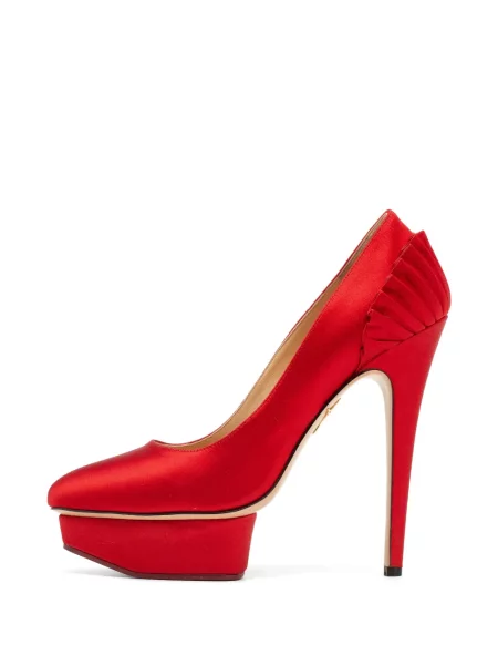Pantofi cu toc Charlotte Olympia roșu